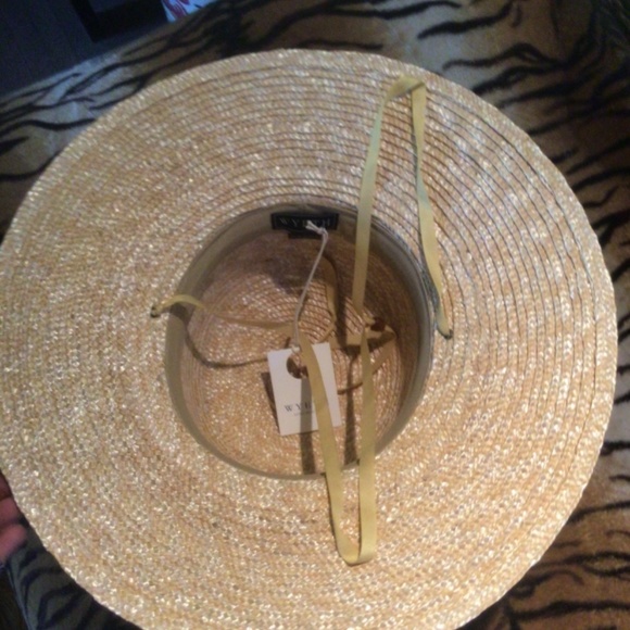 NEW! Sale Wyeth Straw around top hat with chinstrap main image 4